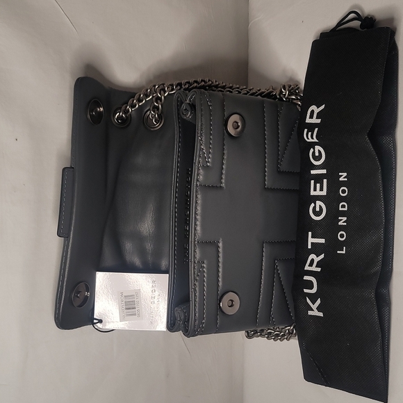 Leather Mini Kensington Crossbody Bag KURT GEIGER - Picture 6 of 11